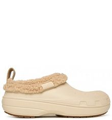 Klapki Crocs écru damskie 