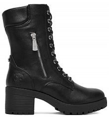 Botki na słupku Beverly Hills Polo Club czarne 