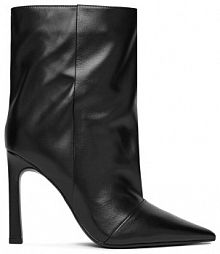 Botki na szpilce Eva Minge czarne 