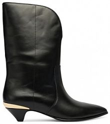 Botki na słupku LOVE MOSCHINO czarne 