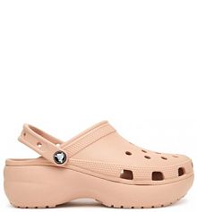 Klapki Crocs beżowe damskie 
