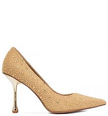 Szpilki Eva Minge złote 