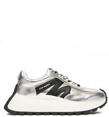 Sneakersy Steve Madden srebrne damskie 