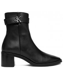 Kozaki na obcasie Calvin Klein czarne 
