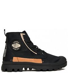 Trapery Palladium czarne damskie 