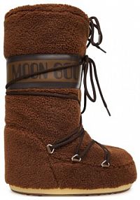 Śniegowce Moon Boot brązowe dziecięce 