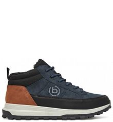 Trzewiki Bugatti granatowe męskie 