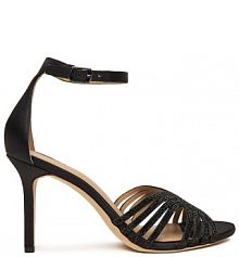 Sandały na szpilce LAUREN RALPH LAUREN czarne 