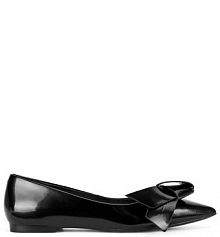 Baleriny GINO ROSSI czarne damskie 