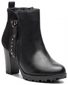 Botki na słupku Jenny Fairy czarne 