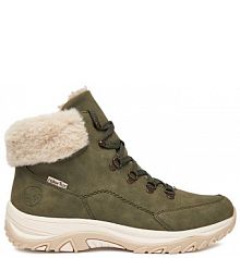 Botki Rieker khaki damskie 