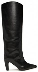 Kozaki na obcasie Bronx czarne 