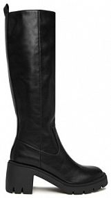 Kozaki na obcasie JENNY czarne 