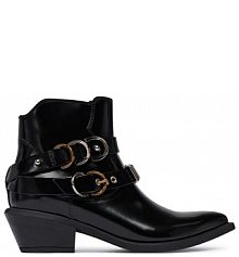 Botki na słupku PINKO czarne 