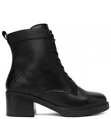 Botki na słupku Rieker czarne 