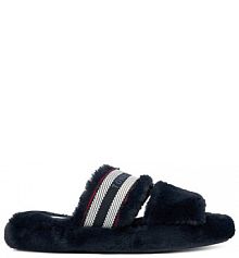 Kapcie Tommy Hilfiger granatowe damskie 