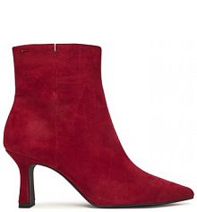 Botki na słupku Tamaris czerwone 