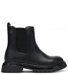 Botki Tommy Hilfiger czarne dziecięce 