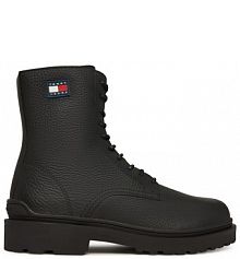 Trzewiki Tommy Jeans czarne męskie 