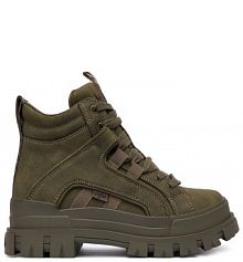 Botki Buffalo khaki damskie 