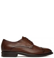 Półbuty wizytowe BOSS brązowe męskie 