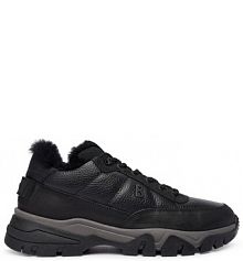 Sneakersy Bogner czarne męskie 