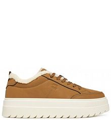 Sneakersy HUGO brązowe damskie 