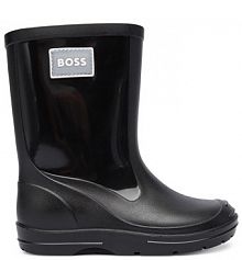 Kalosze BOSS czarne dziecięce 