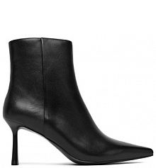 Botki na słupku Eva Minge czarne 