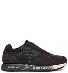 Sneakersy REPLAY brązowe męskie 