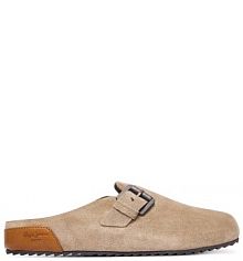 Klapki Pepe Jeans beżowe damskie 