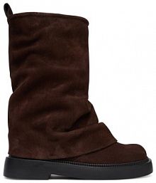 Botki Bronx brązowe damskie 