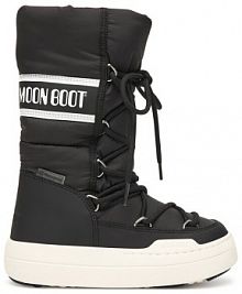 Śniegowce Moon Boot czarne dziecięce 