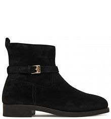 Botki Tommy Hilfiger czarne damskie 