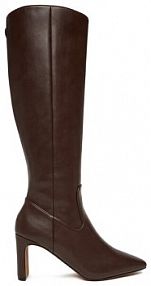 Kozaki na obcasie Nine West brązowe 