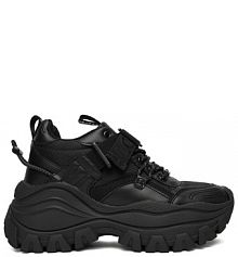 Sneakersy Buffalo czarne damskie 