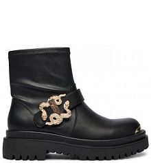 Botki Just Cavalli czarne damskie 