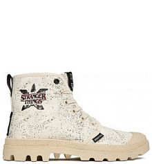 Trapery Palladium białe damskie 