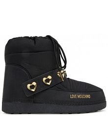 Śniegowce LOVE MOSCHINO czarne damskie 