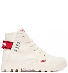 Trapery Palladium białe damskie 