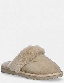 Kapcie Tommy Hilfiger  beżowe damskie FW0FW09063