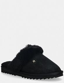 Kapcie Tommy Hilfiger  czarne damskie FW0FW09063