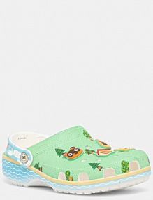 Klapki Crocs  zielone dziecięce 210113..CLASSIC.AN