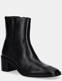 Botki na słupku Calvin Klein  czarne HW0HW02593