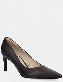 Szpilki Calvin Klein  bordowy HW0HW02607