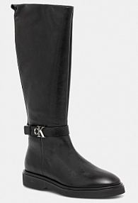 Kozaki Calvin Klein  czarne damskie HW0HW02665