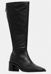 Kozaki Calvin Klein  czarne damskie HW0HW02812