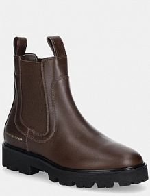 Sztyblety Tommy Hilfiger  brązowe damskie FW0FW08775