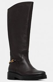 Kozaki Tommy Hilfiger  brązowe damskie FW0FW08863