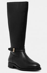 Kozaki Tommy Hilfiger  czarne damskie FW0FW08873